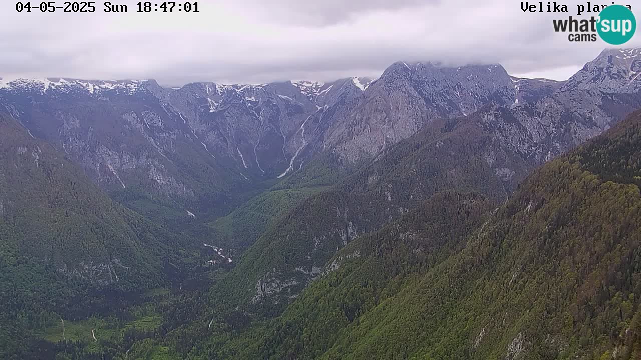 Valley Kamniške Bistrice | Webcam live Velika Planina
