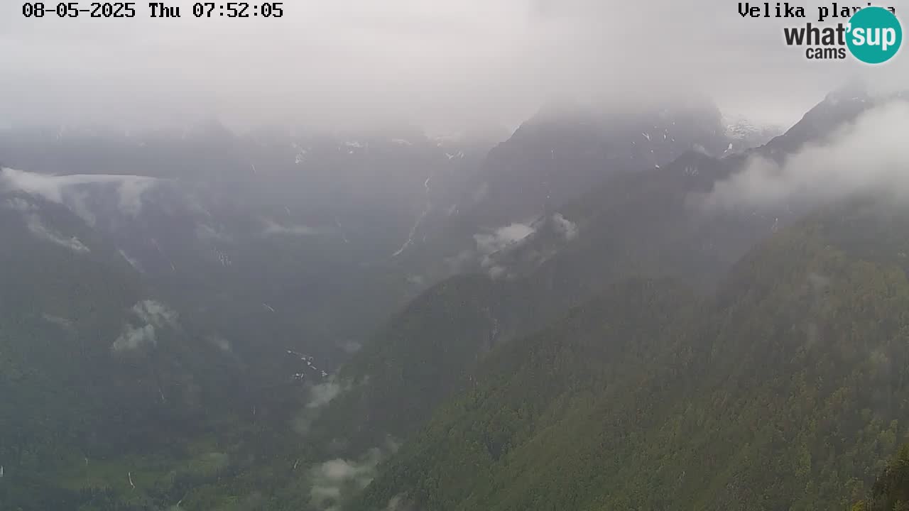 Dolina Kamniške Bistrice | Spletna kamera Velika Planina