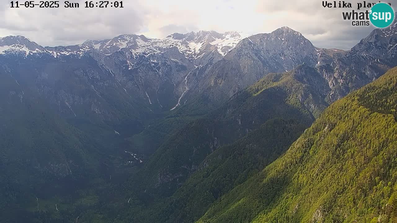 Dolina Kamniške Bistrice | Spletna kamera Velika Planina
