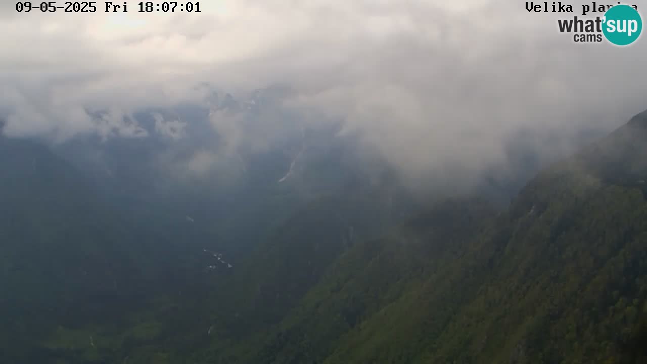 Valley Kamniške Bistrice | Webcam live Velika Planina