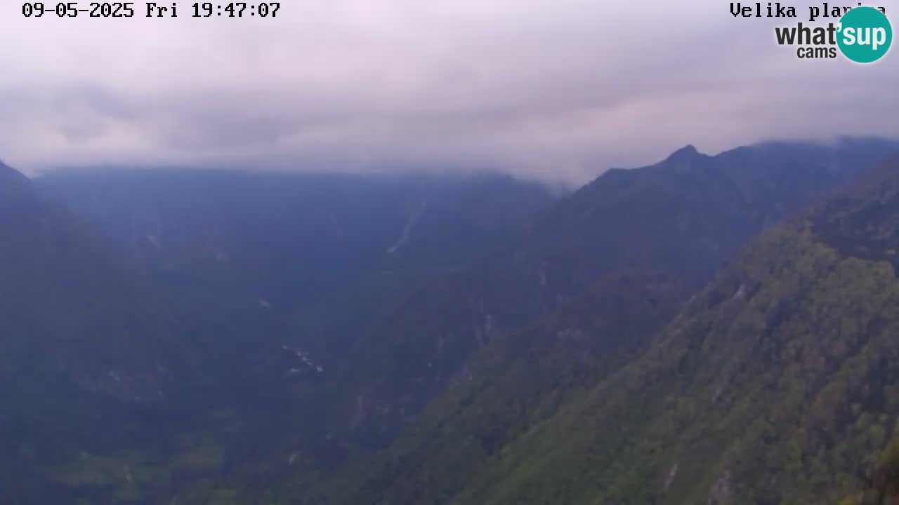 Dolina Kamniške Bistrice | Spletna kamera Velika Planina