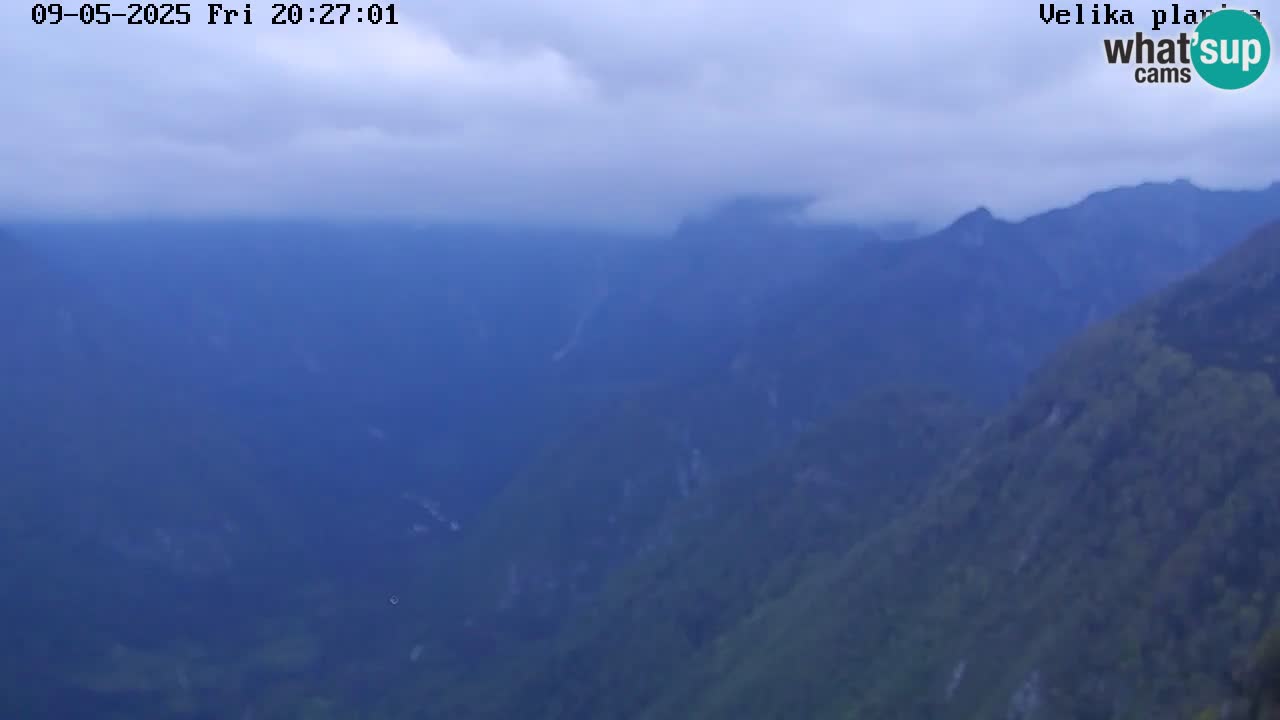 Dolina Kamniške Bistrice | Velika Planina web kamera