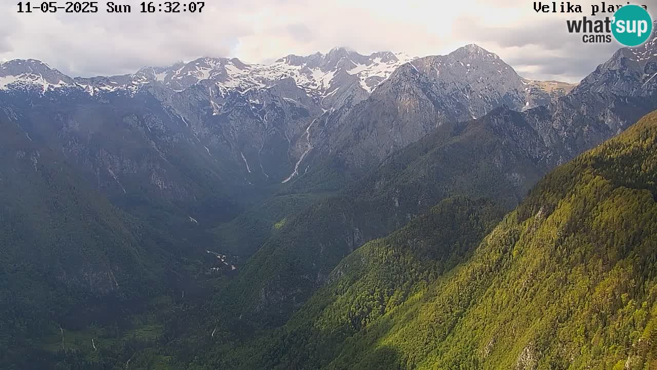 Valle Kamniška Bistrica | Webcam Velika Planina