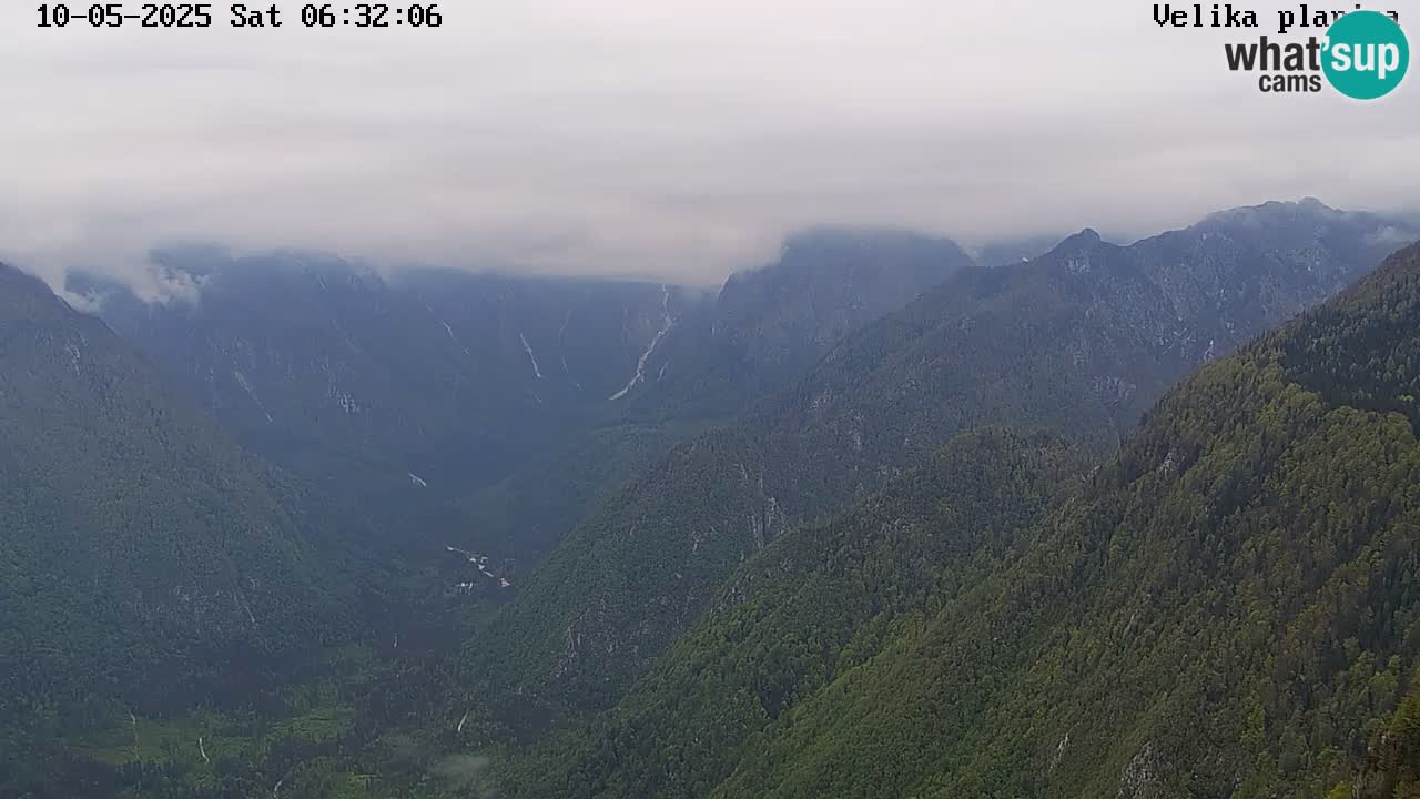 Vallée Kamniška Bistrica | webcam Velika Planina