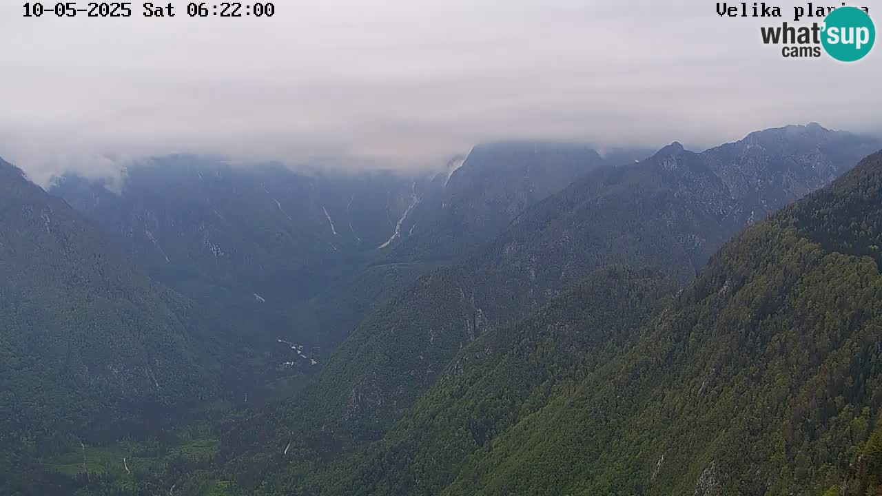 Valley Kamniške Bistrice | Webcam live Velika Planina