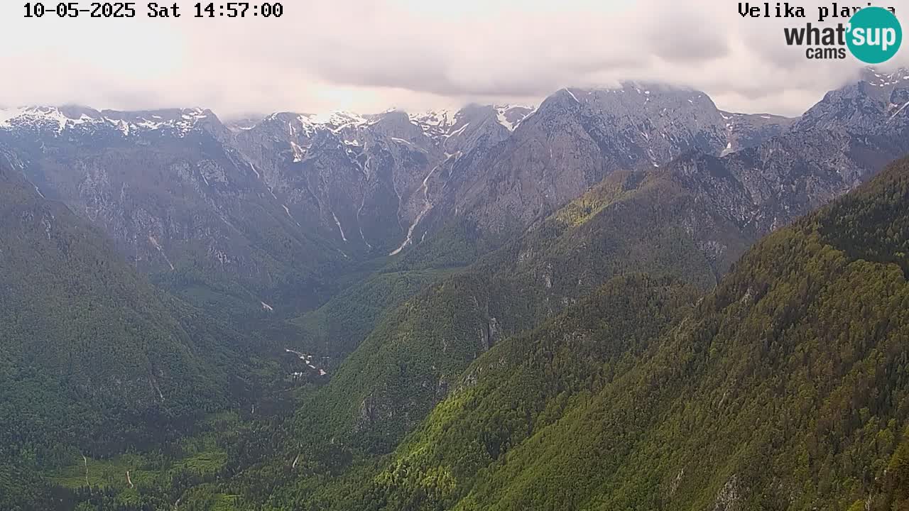 Valley Kamniške Bistrice | Webcam live Velika Planina
