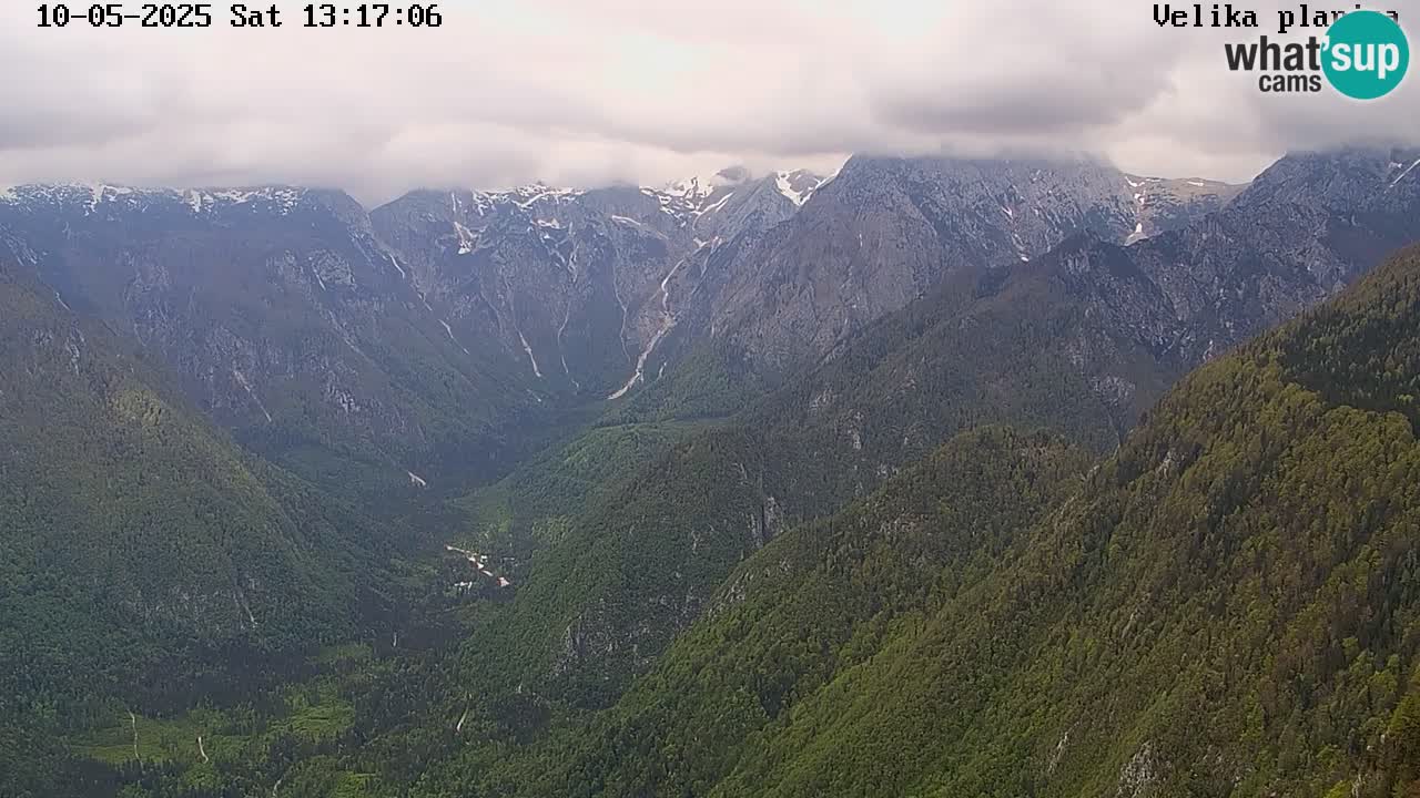 Dolina Kamniške Bistrice | Spletna kamera Velika Planina