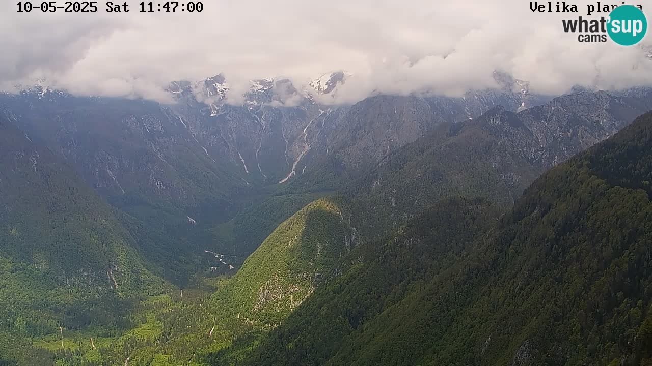 Valle Kamniška Bistrica | Webcam Velika Planina
