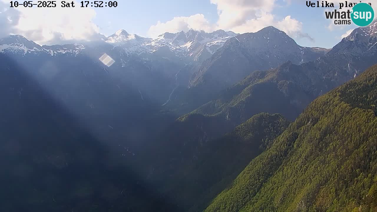 Valle Kamniška Bistrica | Webcam Velika Planina