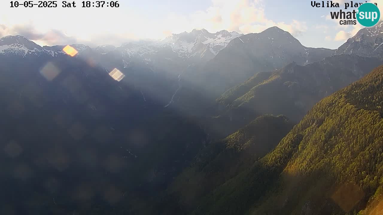 Valle Kamniška Bistrica | Webcam Velika Planina
