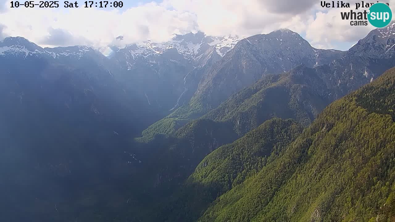 Valle Kamniška Bistrica | Webcam Velika Planina