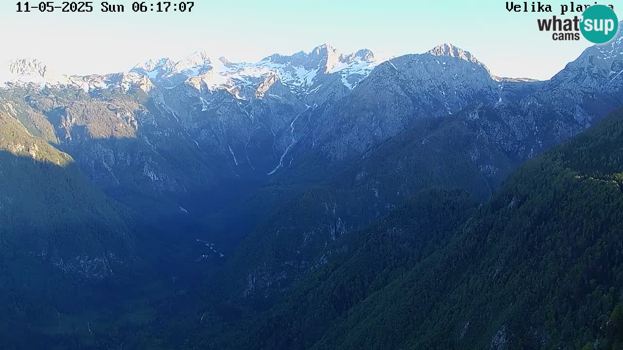 Dolina Kamniške Bistrice | Velika Planina web kamera