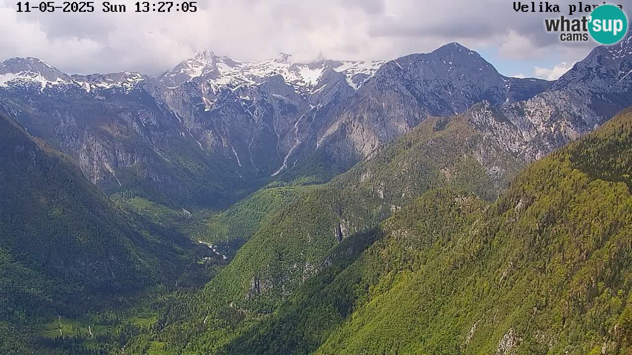 Valley Kamniške Bistrice | Webcam live Velika Planina