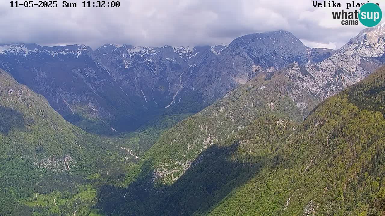 Dolina Kamniške Bistrice | Spletna kamera Velika Planina