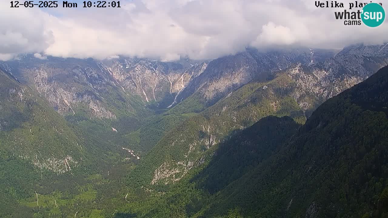 Valle Kamniška Bistrica | Webcam Velika Planina