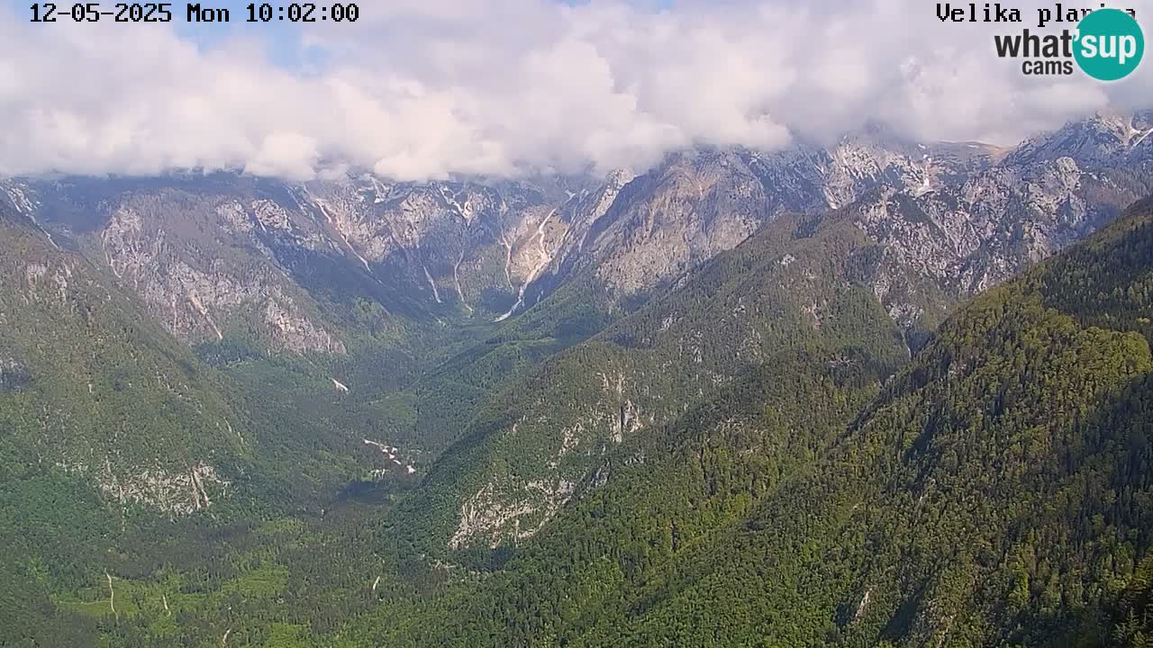 Valley Kamniške Bistrice | Webcam live Velika Planina