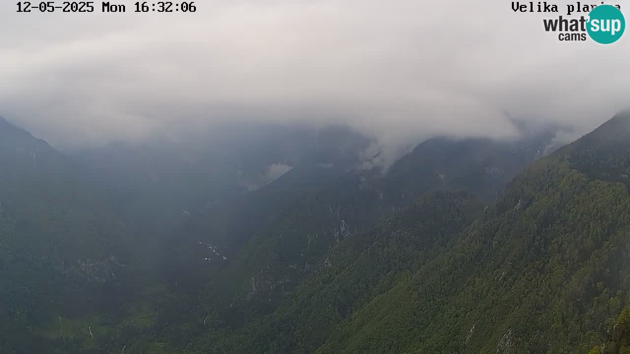 Valle Kamniška Bistrica | Webcam Velika Planina