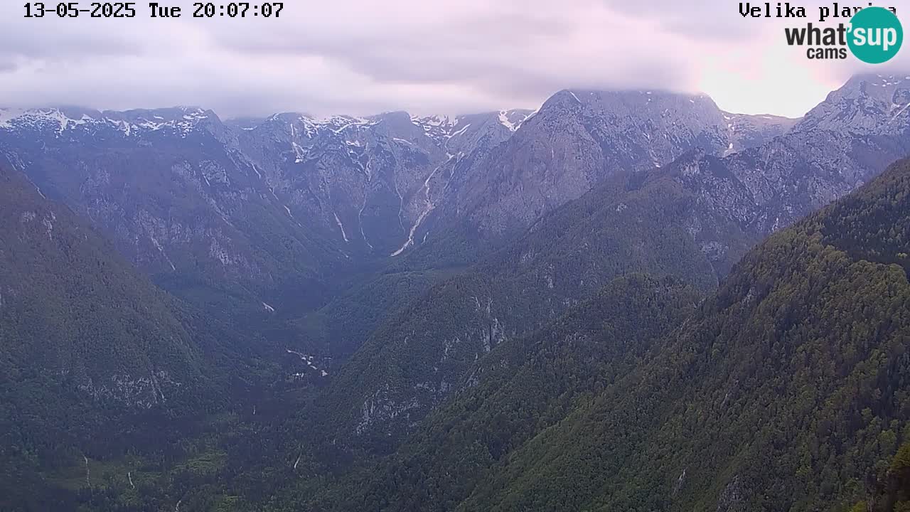 Valle Kamniška Bistrica | Webcam Velika Planina