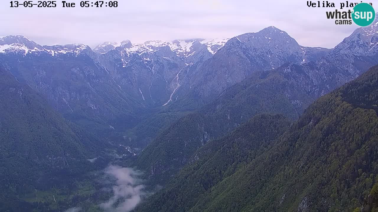 Vallée Kamniška Bistrica | webcam Velika Planina