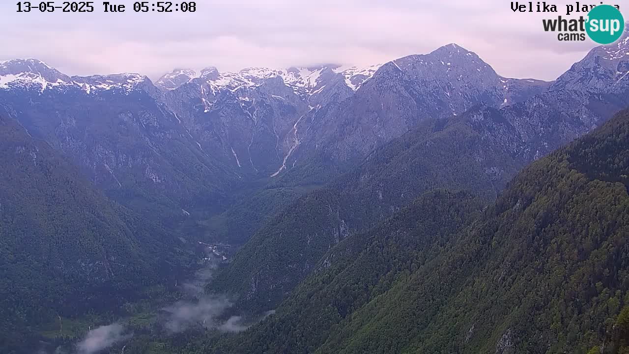 Vallée Kamniška Bistrica | webcam Velika Planina