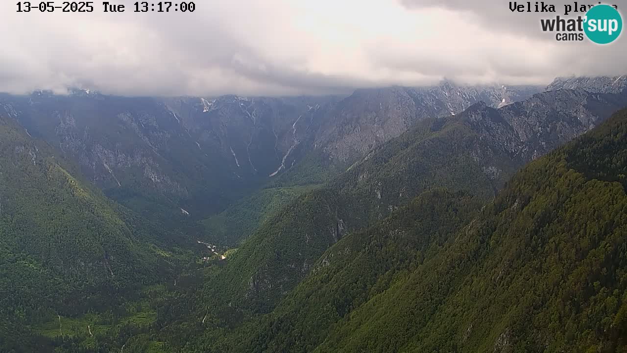 Valley Kamniške Bistrice | Webcam live Velika Planina