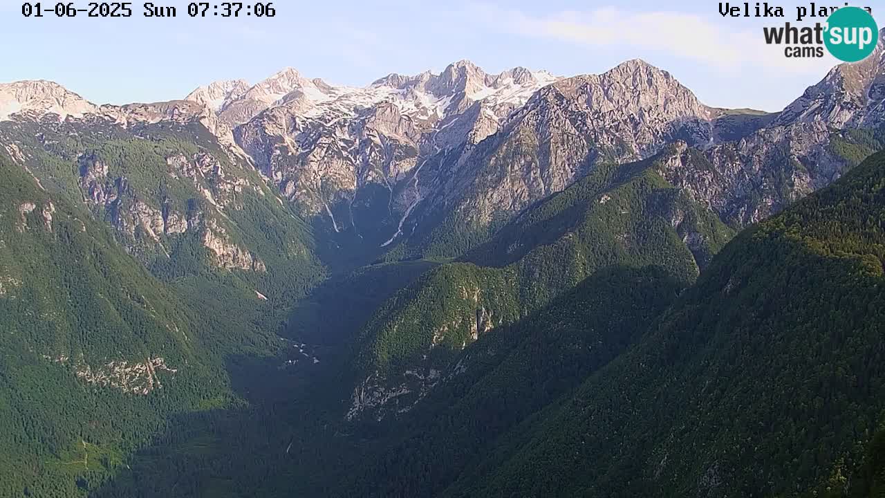 Kamniška-Bistrica Tals | Webcam Velika Planina