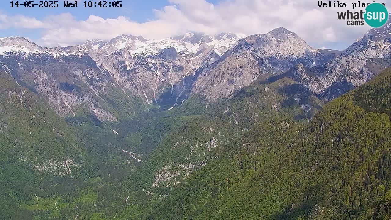 Dolina Kamniške Bistrice | Velika Planina web kamera