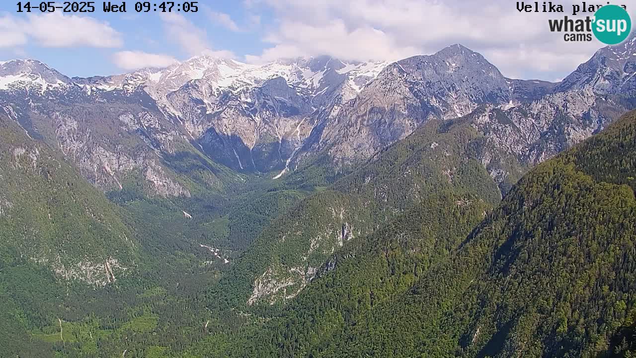 Valley Kamniške Bistrice | Webcam live Velika Planina