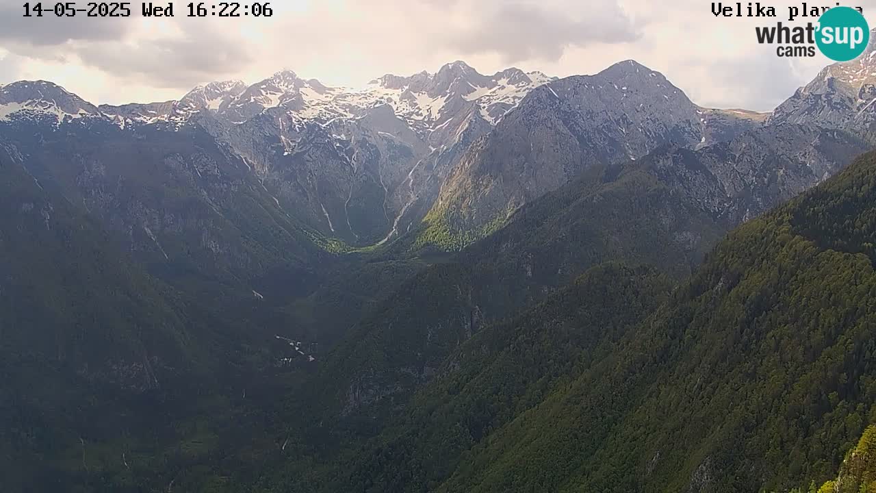 Dolina Kamniške Bistrice | Spletna kamera Velika Planina