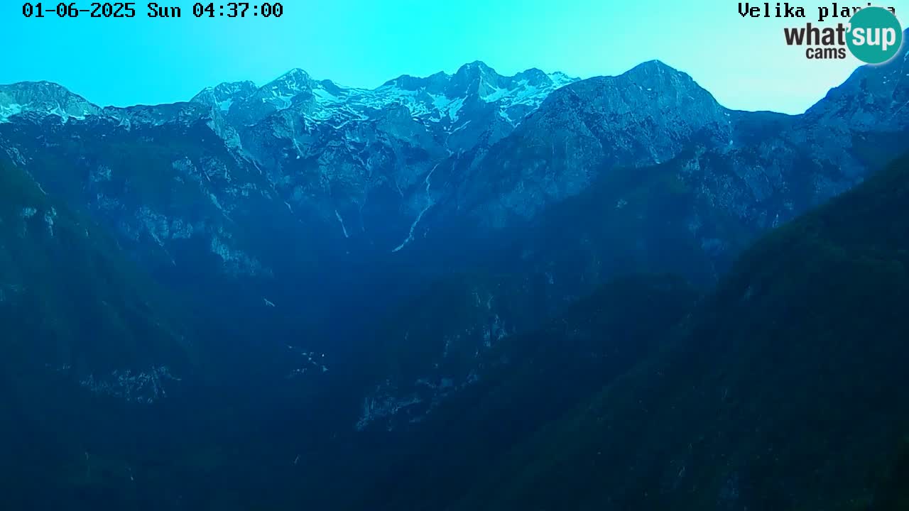 Dolina Kamniške Bistrice | Spletna kamera Velika Planina