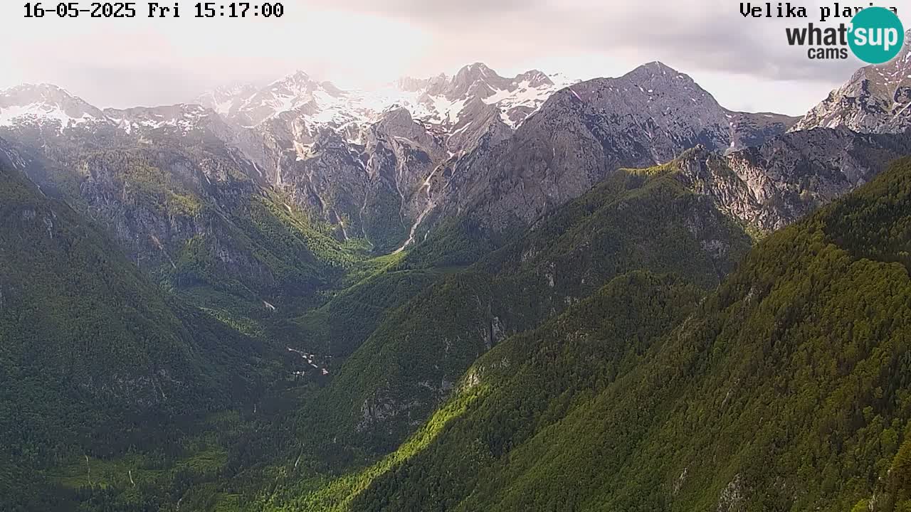 Valley Kamniške Bistrice | Webcam live Velika Planina