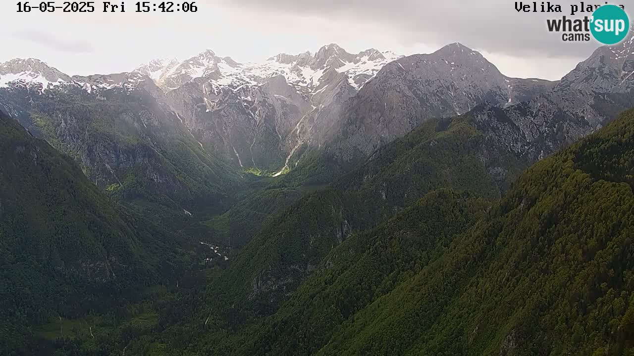 Valle Kamniška Bistrica | Webcam Velika Planina