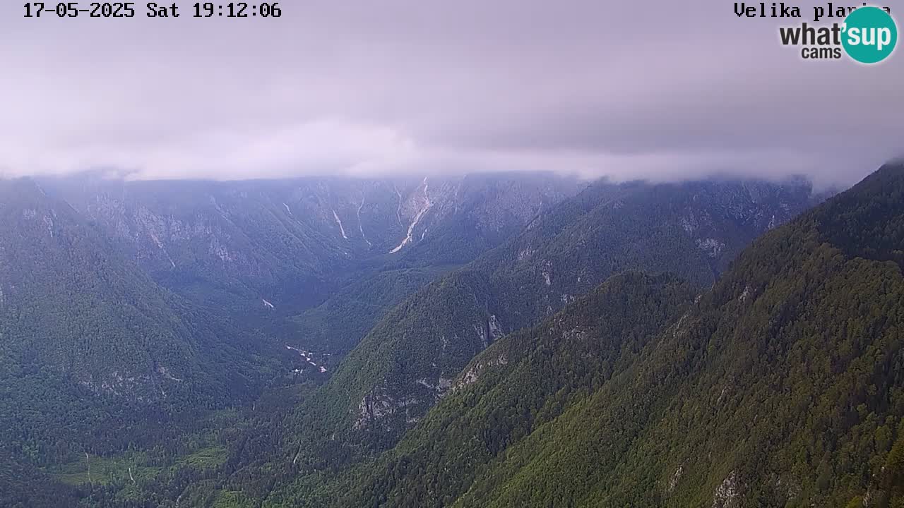 Valle Kamniška Bistrica | Webcam Velika Planina