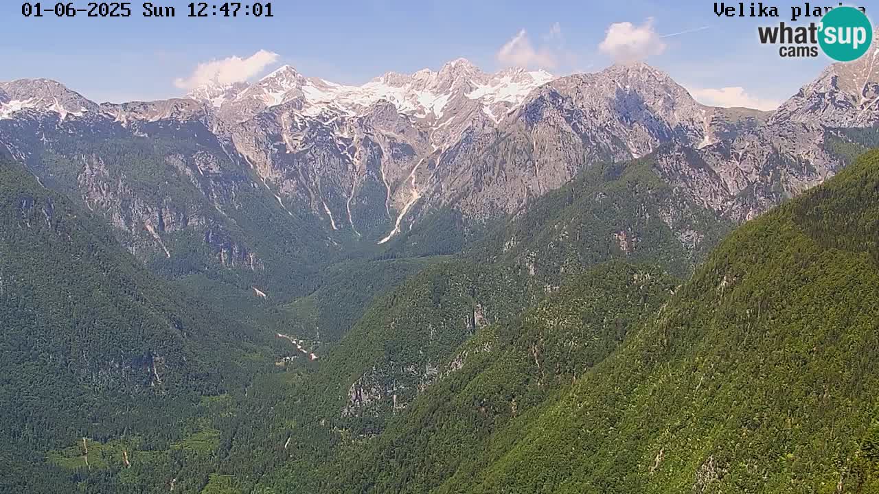 Vallée Kamniška Bistrica | webcam Velika Planina