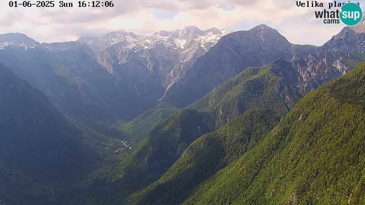 Valley Kamniške Bistrice | Webcam live Velika Planina