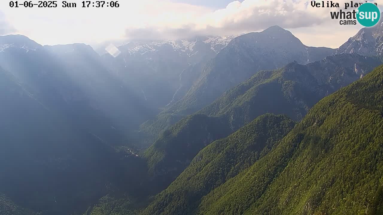 Dolina Kamniške Bistrice | Velika Planina web kamera