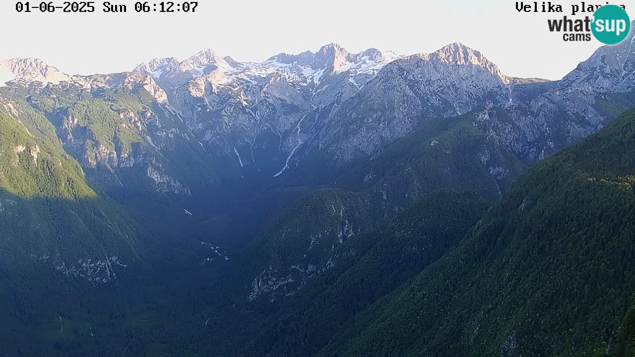 Dolina Kamniške Bistrice | Spletna kamera Velika Planina
