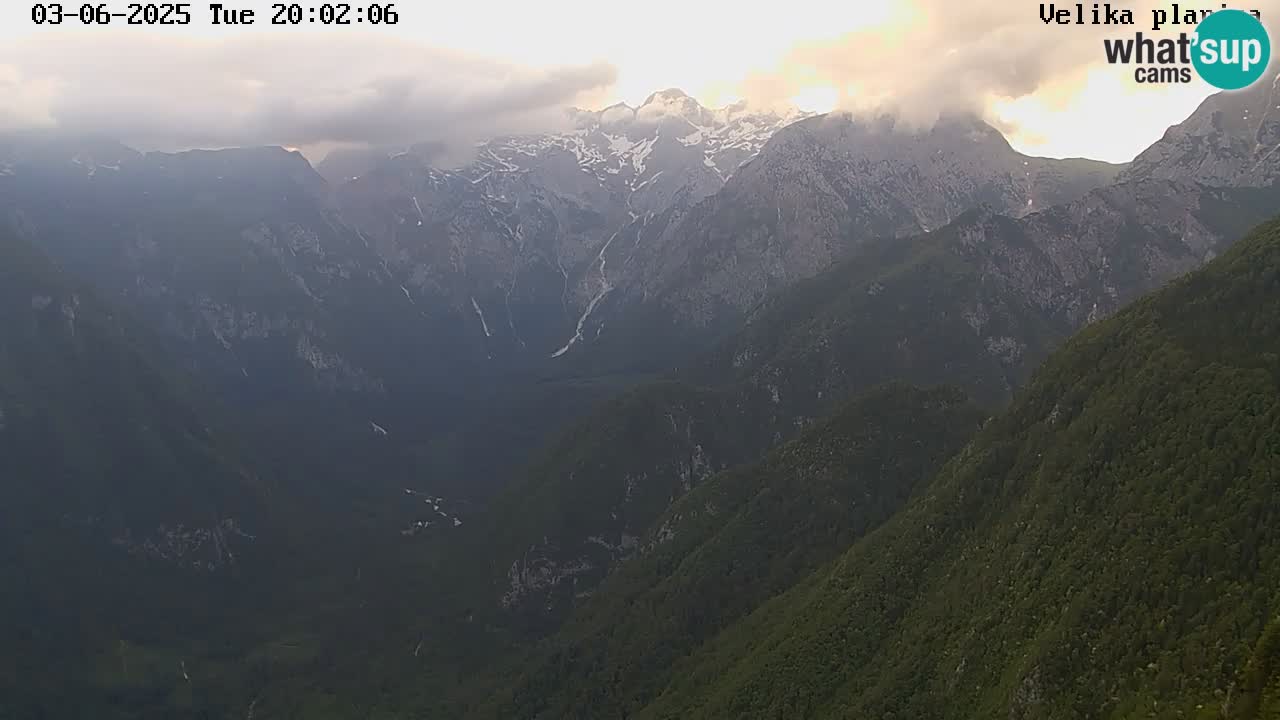 Dolina Kamniške Bistrice | Velika Planina web kamera