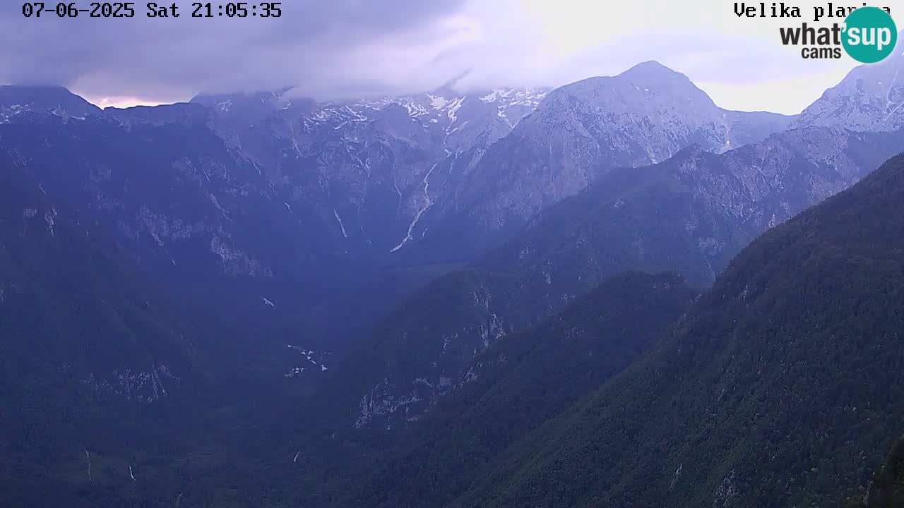 Valley Kamniške Bistrice | Webcam live Velika Planina