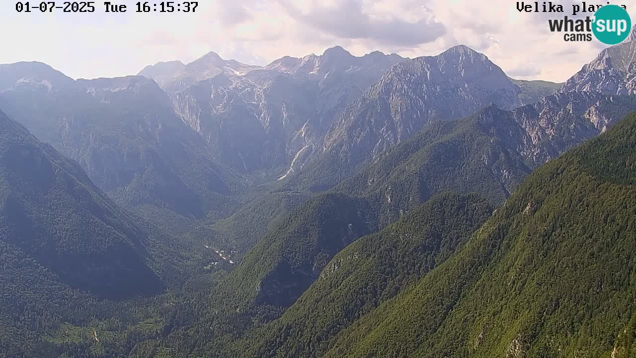 Valley Kamniške Bistrice | Webcam live Velika Planina