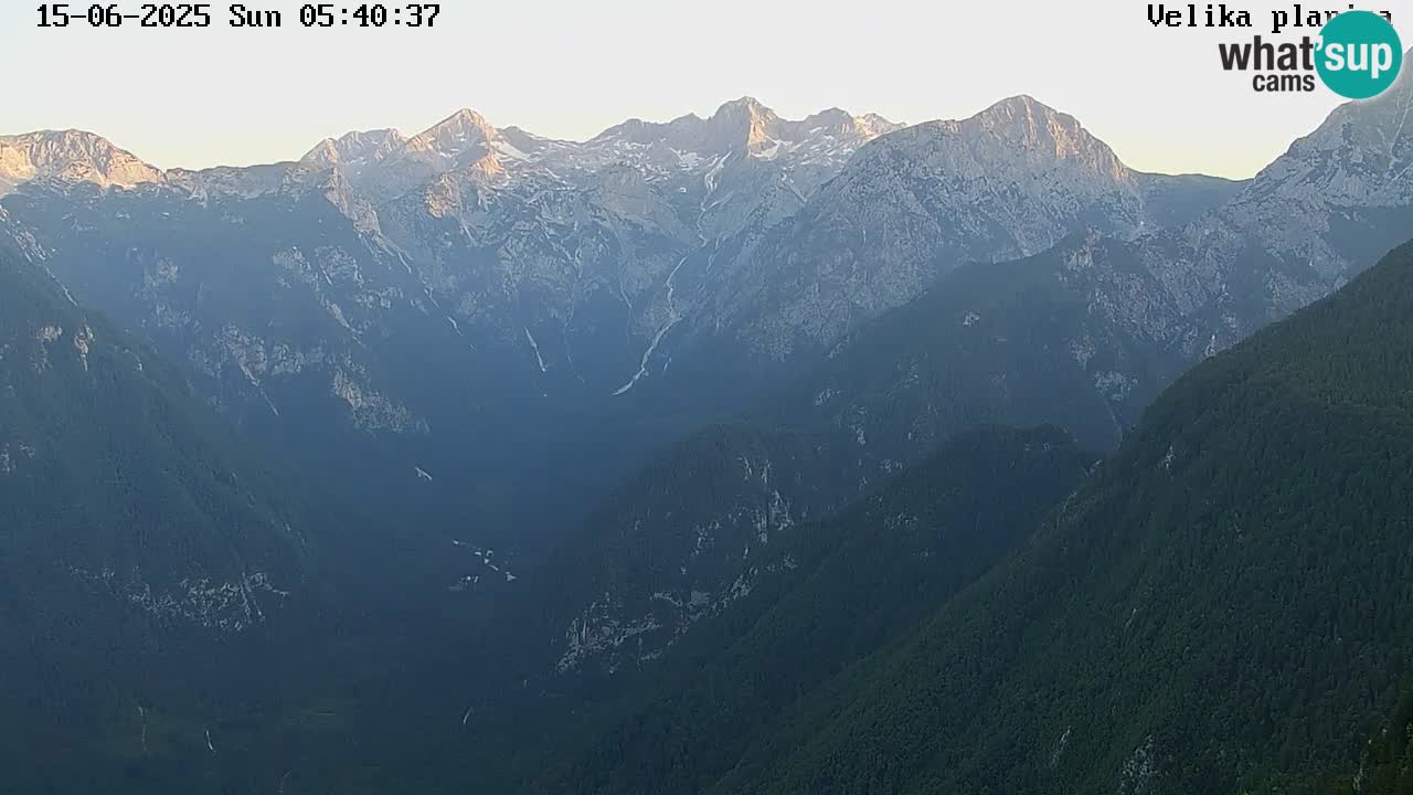 Dolina Kamniške Bistrice | Velika Planina web kamera