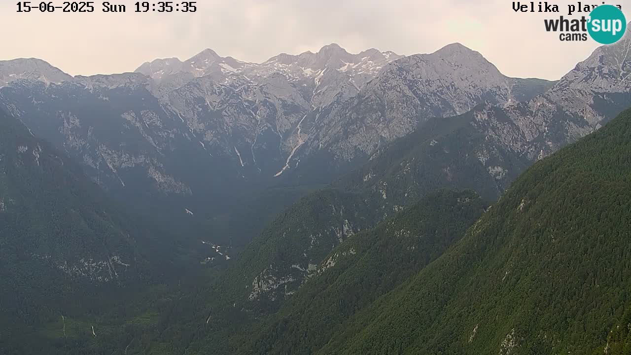Valley Kamniške Bistrice | Webcam live Velika Planina