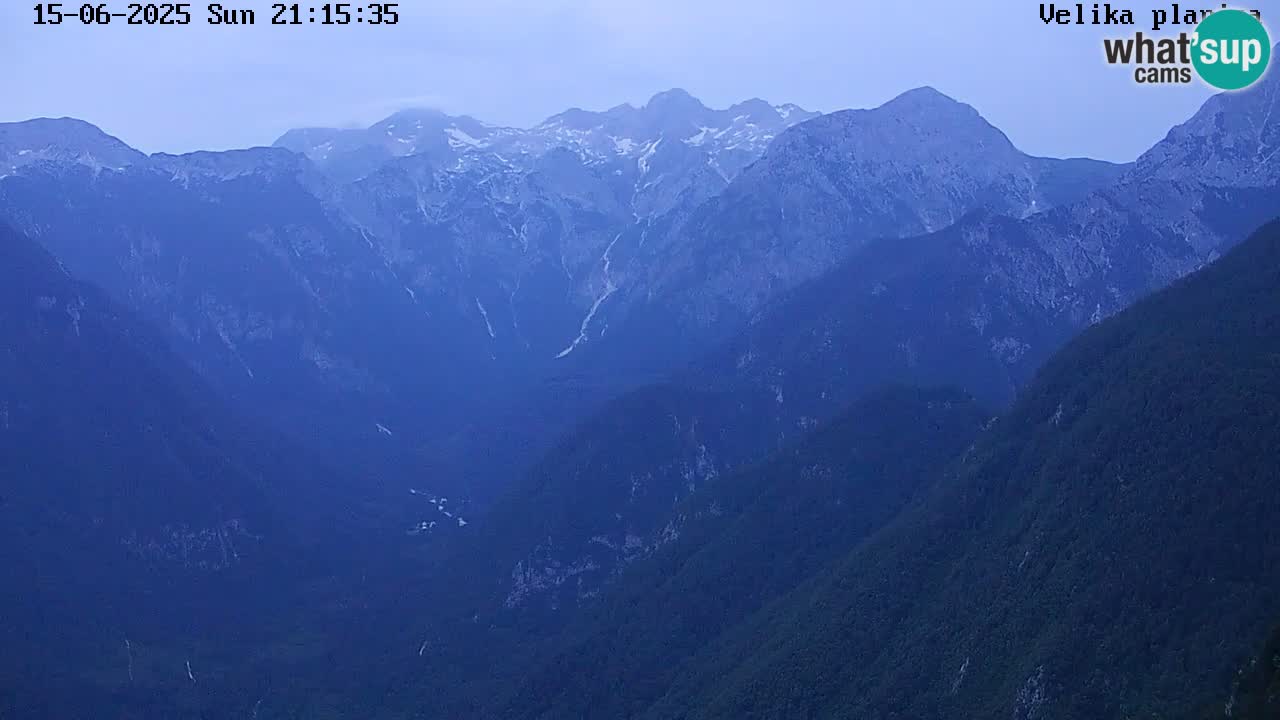 Valle Kamniška Bistrica | webcam Velika Planina