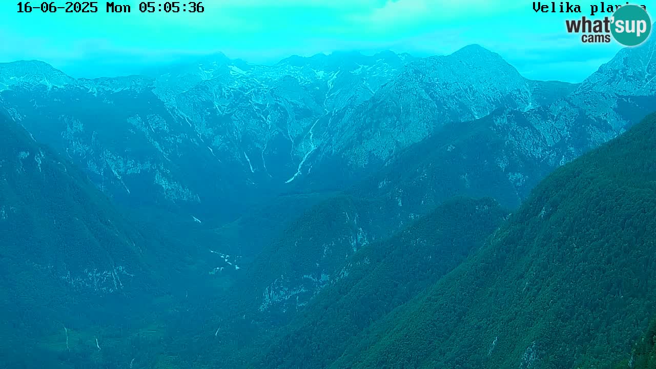 Valley Kamniške Bistrice | Webcam live Velika Planina