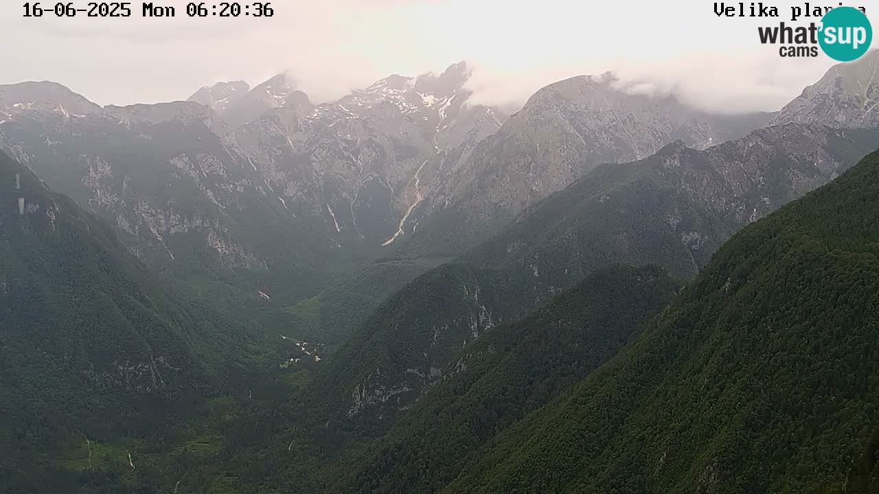 Valle Kamniška Bistrica | Webcam Velika Planina
