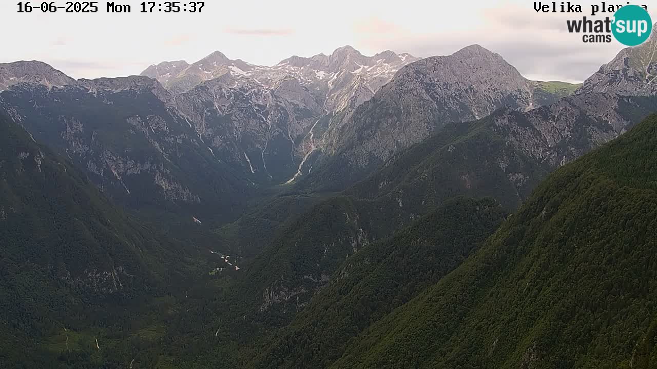 Dolina Kamniške Bistrice | Velika Planina web kamera