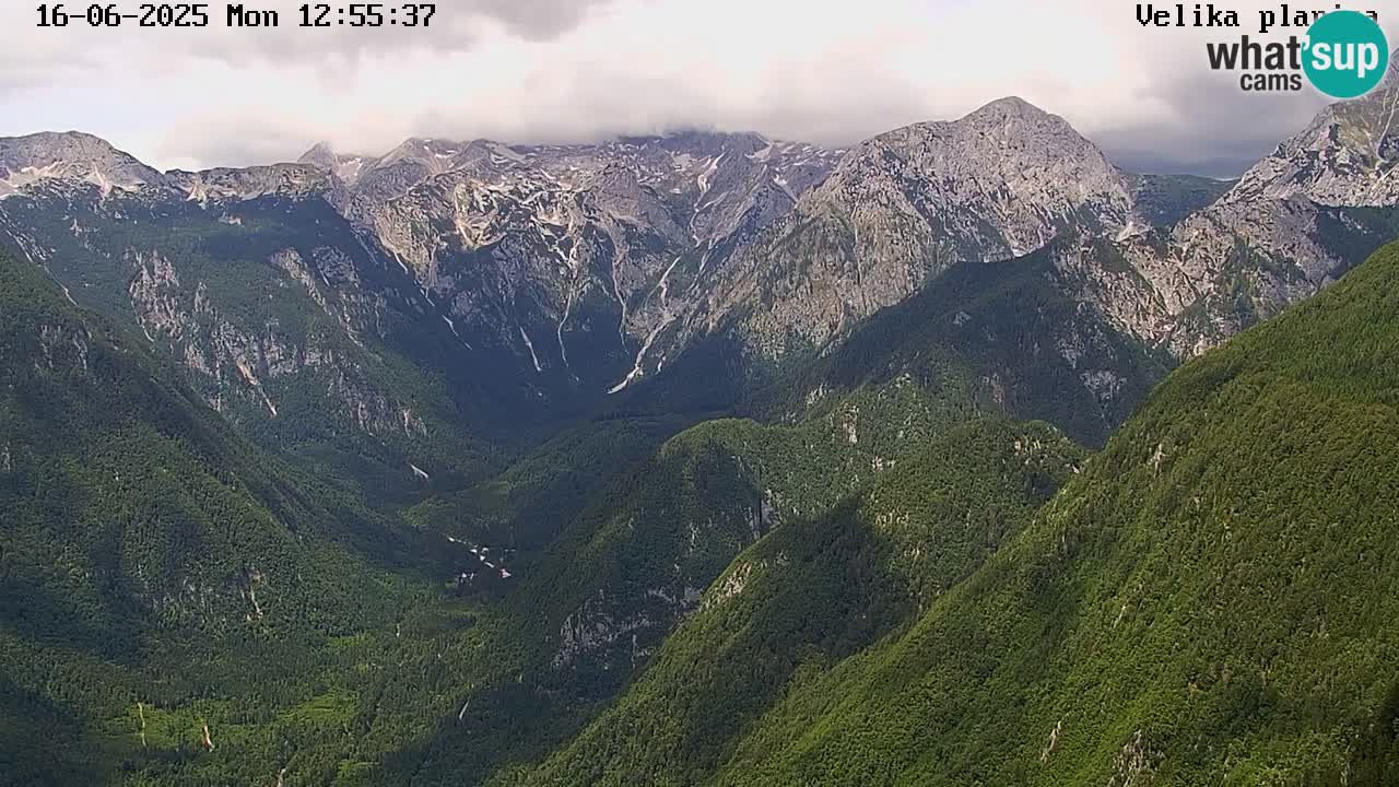 Valle Kamniška Bistrica | Webcam Velika Planina