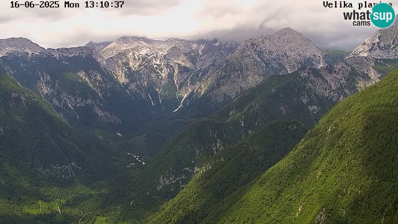 Valle Kamniška Bistrica | Webcam Velika Planina