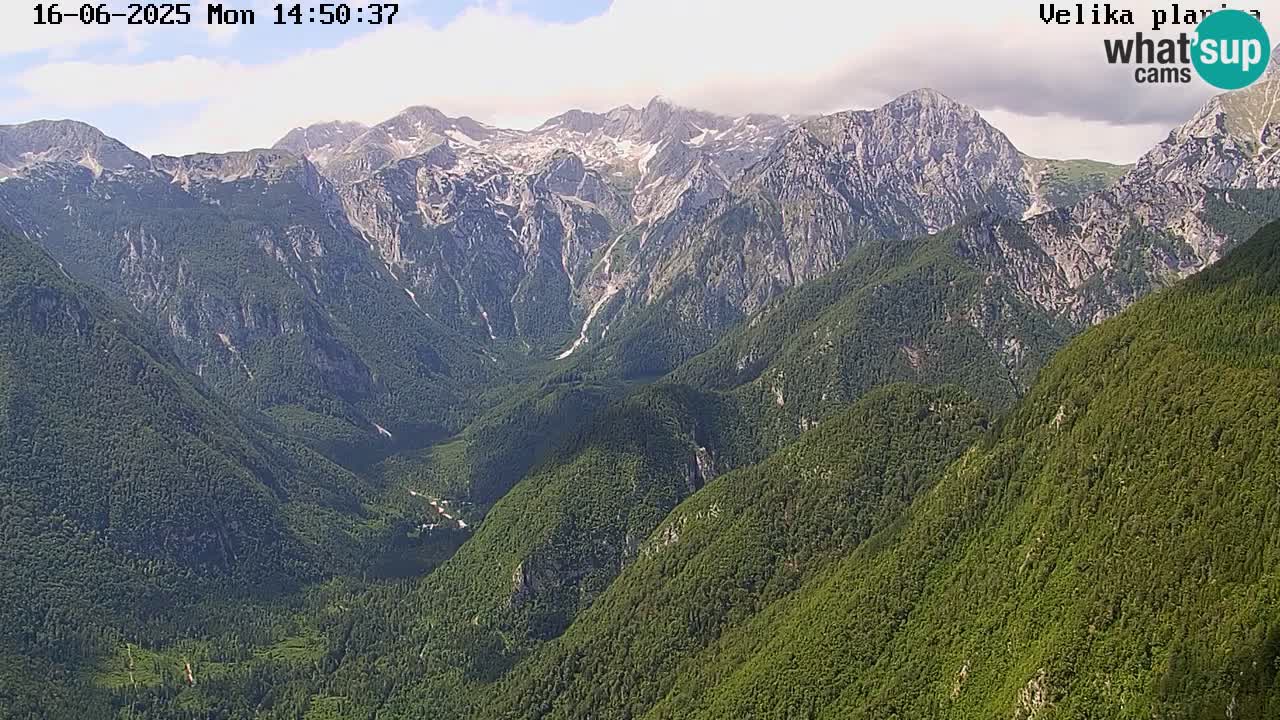 Dolina Kamniške Bistrice | Velika Planina web kamera