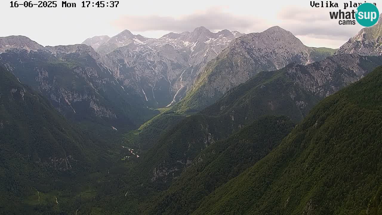 Dolina Kamniške Bistrice | Velika Planina web kamera